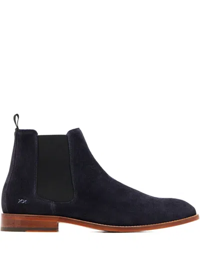 Forsa Dylan Chelsea Boots In Blue