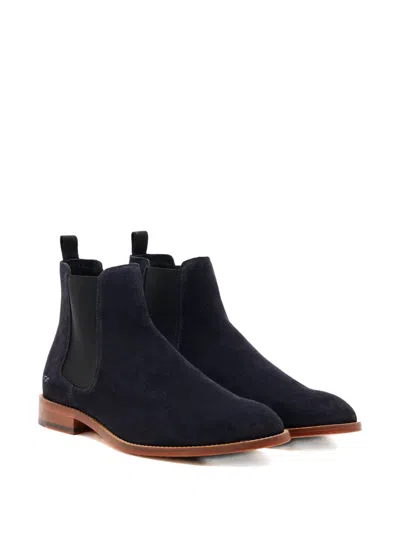 Forsa Dylan Chelsea Boots In Blue