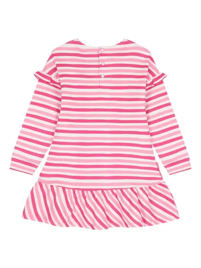 Agatha Ruiz De La Prada Striped Heart Dress Set (set Of Two) In Multi