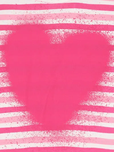 Agatha Ruiz De La Prada Striped Heart Dress Set (set Of Two) In Multi