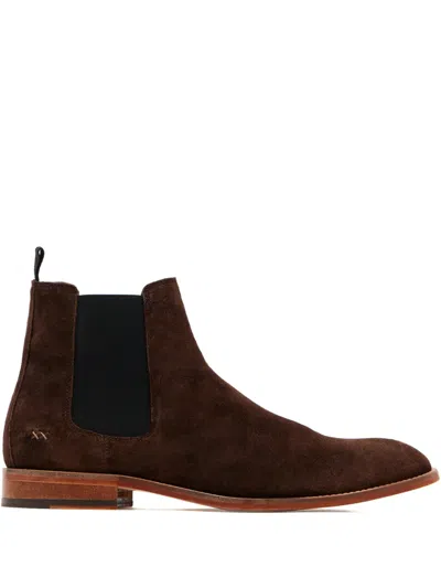 Forsa Dylan Suede Chelsea Boots In Brown