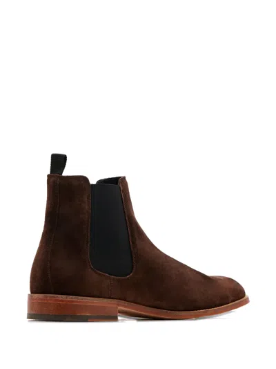 Forsa Dylan Suede Chelsea Boots In Brown