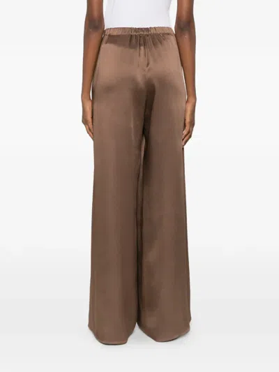 Antonelli Wide-leg Trousers In Brown