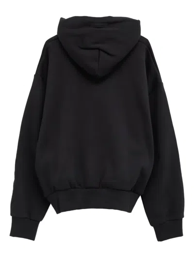 Essentials Logo-print Hoodie In Black