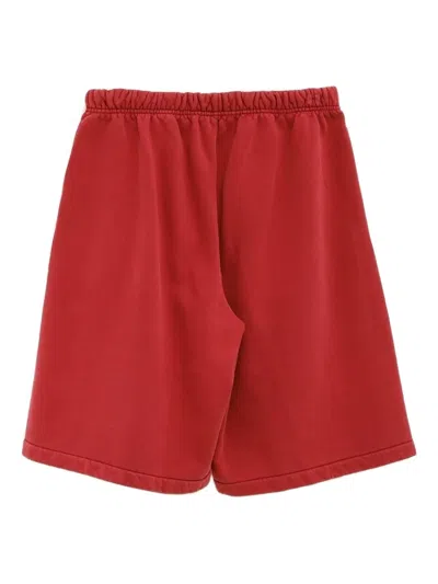 Essentials Drawstring-fastening Track Shorts In Multi