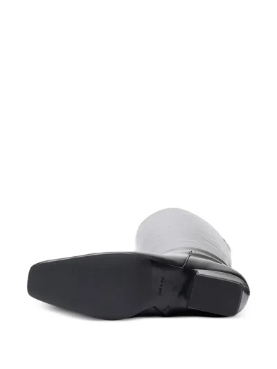 Poche Paris Square-toe Boots In Multi