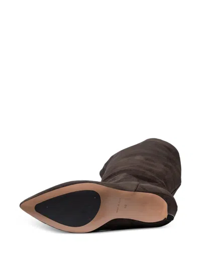 Poche Paris Pointed-toe Knee-high Boots In Multi