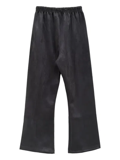 Essentials Drawstring-fastening Track Pants In Gray