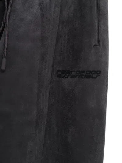 Essentials Drawstring-fastening Track Pants In Gray