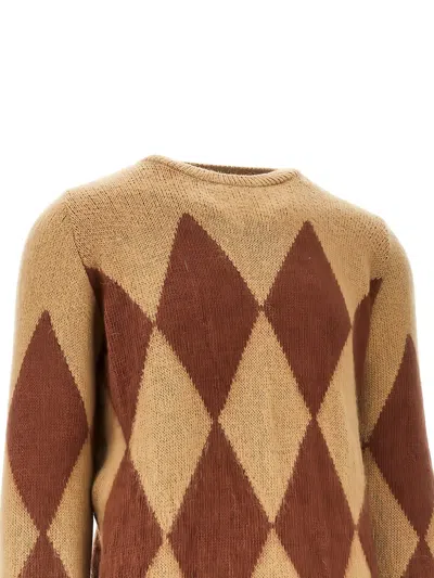 Marsēm Lozenge Argyle Pattern Sweater In Multi