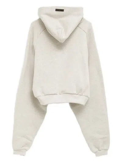 Essentials 90s Embossed-logo Hoodie In Neutral