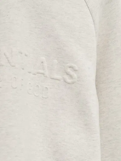 Essentials 90s Embossed-logo Hoodie In Neutral