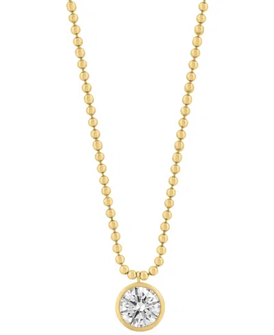 Effy Collection Certified Lab Grown Diamond Necklace (2 Ct. T.w.) In 14k Yellow Gold In Gold