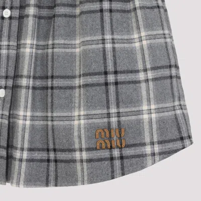 Miu Miu Skirt In Blue