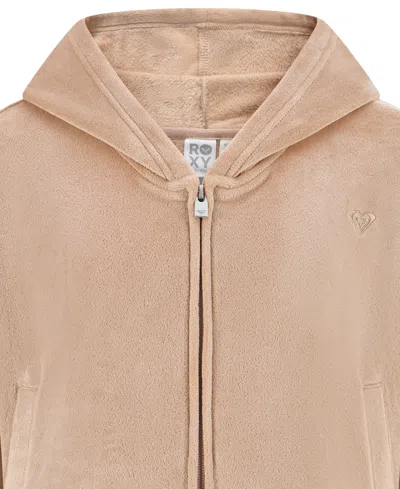 Roxy Girls' 7-16 Holiday Daydream Long-sleeve Hoodie In Gold