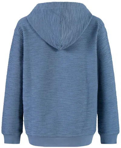 Quiksilver Boys' 8-20 Reverse Slub Long-sleeve Hoodie In Blue