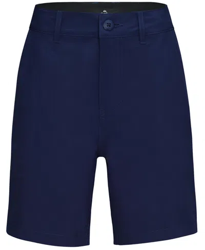 Quiksilver Boys' 8-18 Union Amphibian Elastic And Button Closure Shorts In Blue
