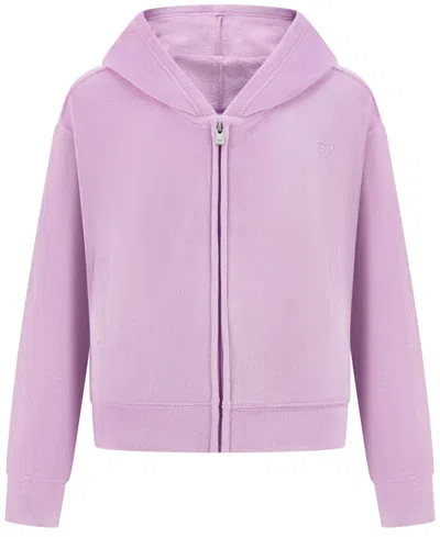 Roxy Girls' 7-16 Holiday Daydream Full-zip Hoodie In Purple