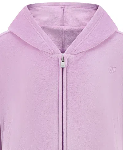 Roxy Girls' 7-16 Holiday Daydream Full-zip Hoodie In Purple