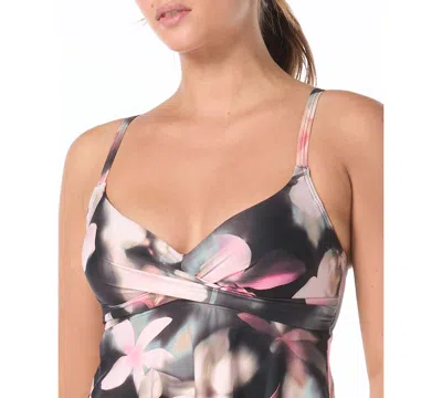 Coco Reef Women's Contours Diamond Wrap Tankini Top In Multi