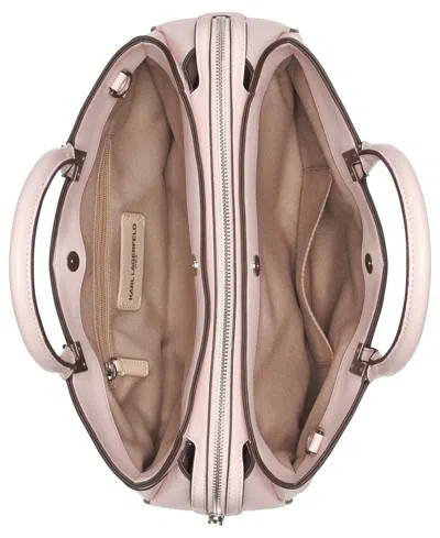 Karl Lagerfeld Meribel Mini Satchel Bag In Pink