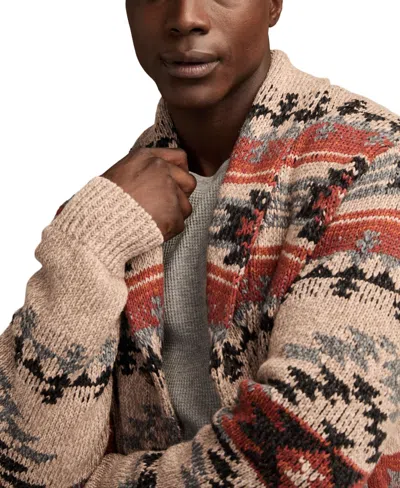 Lucky Brand Men's Shawl Collar Cardigan Sweater In Multi