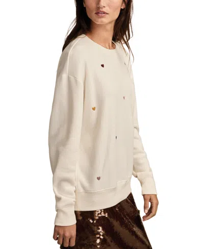 Lucky Brand Women's Valentine Crewneck Sweatshirt In Multi