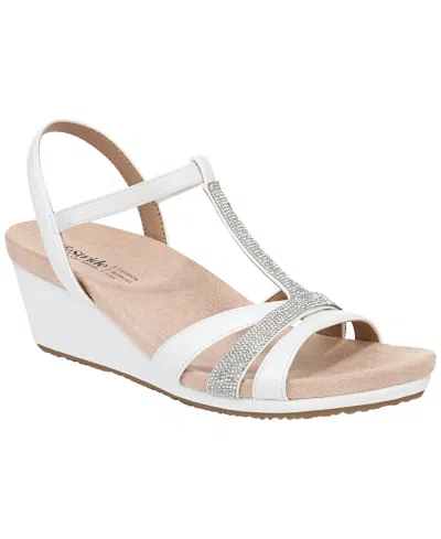 Lifestride Mimosa Slingback Platform Wedge Sandal In Multi