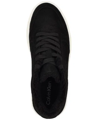 Calvin Klein Women's Pozay Lace-up Sneakers In Animal Print
