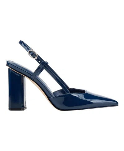 Marc Fisher Women's Dian High Block Heel Slingback Pumps In Multi