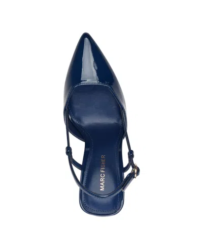 Marc Fisher Women's Dian High Block Heel Slingback Pumps In Multi