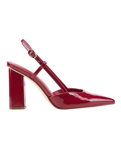 Marc Fisher Women's Dian High Block Heel Slingback Pumps In Multi