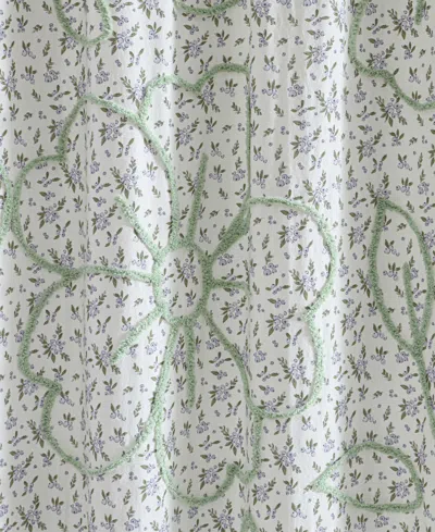 Peri Home Blueberry Chenille Shower Curtain, 72" X 72" In Blue