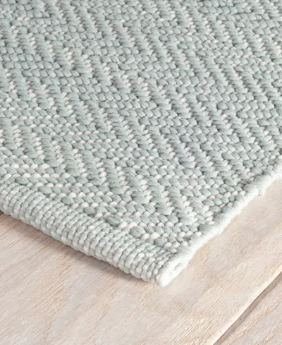 Dash And Albert Rugs By Annie Selke Herringbone Indoor/outdoor Da392 2'6''x8' Runner Area Rug In Multi