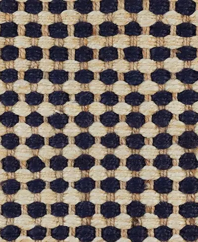 Dash And Albert Rugs By Annie Selke Kuba Da978 2'6''x8' Runner Area Rug In Black