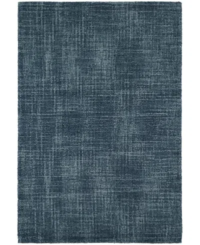 Dash And Albert Rugs By Annie Selke Crosshatch Da1005 2'6''x8' Runner Area Rug In Blue