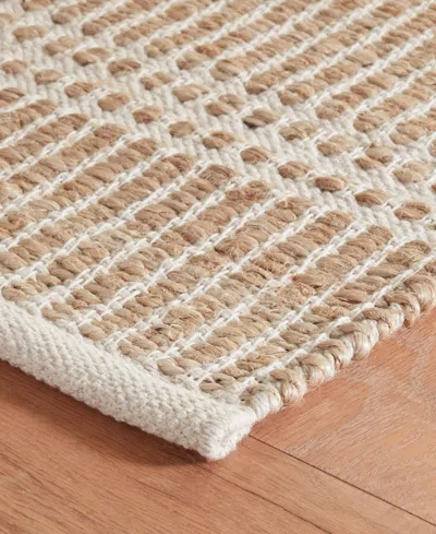 Dash And Albert Rugs By Annie Selke Arbor Da1968 2'6''x8' Runner Area Rug In White