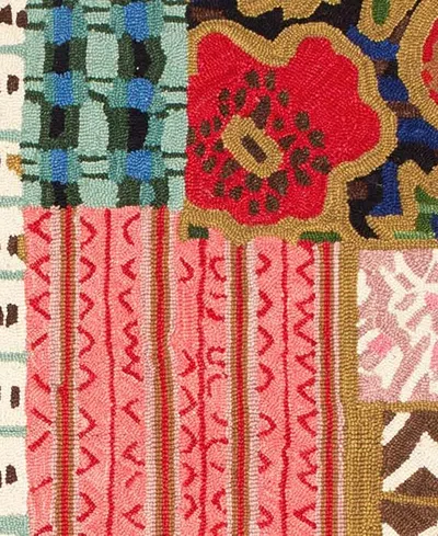 Dash And Albert Rugs By Annie Selke Elm Patchwork Da1973 2'6''x8' Runner Area Rug In Multi