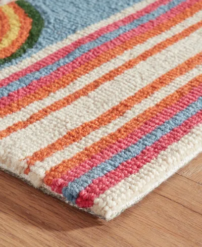 Dash And Albert Rugs By Annie Selke Button Da1993 2'6''x8' Runner Area Rug In Multi
