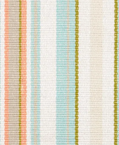 Dash And Albert Rugs By Annie Selke Daphne Stripe Da2019 2'6''x8' Runner Area Rug In Gray