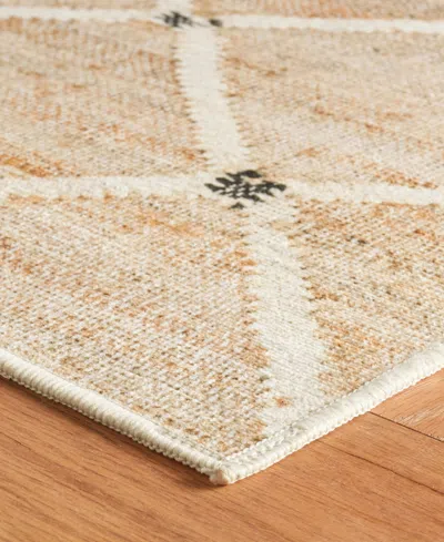 Dash And Albert Rugs By Annie Selke Kali Machine Washable Da2041 2'6''x8' Runner Area Rug In Brown