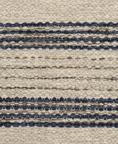 Dash And Albert Rugs By Annie Selke Cielo Stripe Da2205 2'6''x8' Runner Area Rug In Blue
