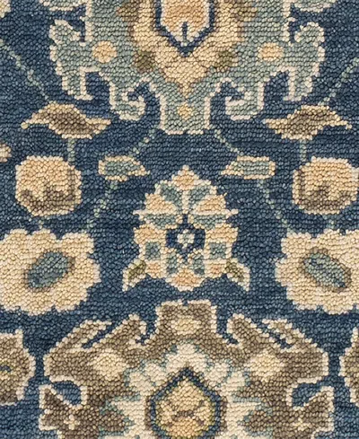 Dash And Albert Rugs By Annie Selke Camille Da2314 2'6''x8' Runner Area Rug In Blue