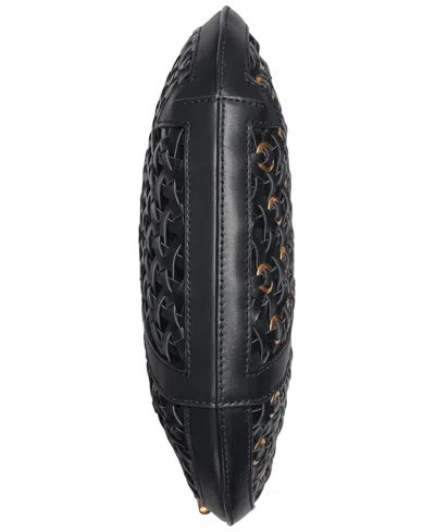 Donna Karan Baldwin Woven Grommet Shoulder Bag In Multi