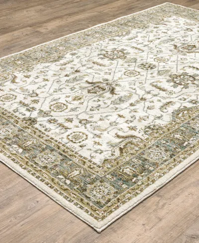 Oriental Weavers Andorra 9537p 1'10"x3'2" Area Rug In White