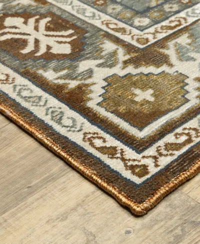 Oriental Weavers Ellington Ell03 2'3"x7'6" Runner Area Rug In Brown