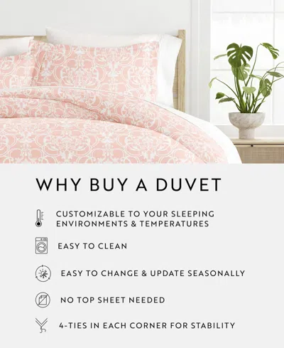 Ienjoy Home Utra Soft Reversible 3-pc. Duvet Cover Set, Full/queen