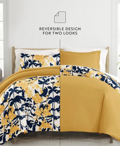 Ienjoy Home Utra Soft Reversible 3-pc. Duvet Cover Set, King In Multi