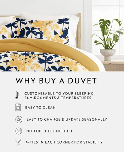 Ienjoy Home Utra Soft Reversible 3-pc. Duvet Cover Set, King In Multi