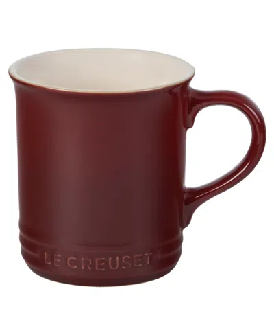 Le Creuset 14 Ounce Enameled Signature Stoneware Coffee Mug In Brown